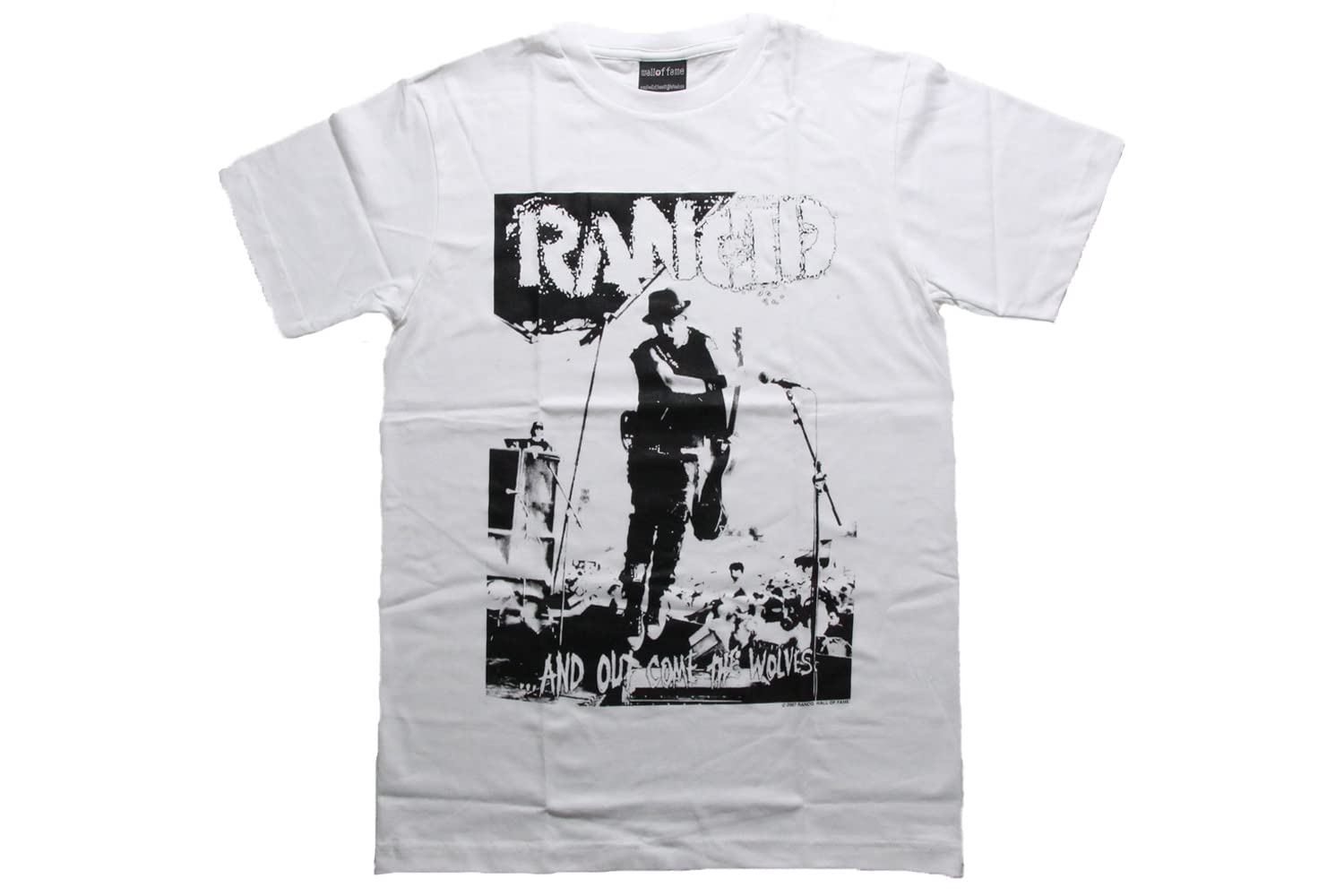 ★レア★RANCID ホワイトナックルズライド Tシャツ Mサイズ Amazon | [wall of fame] ロックTシャツ 半袖 Rancid ランシド